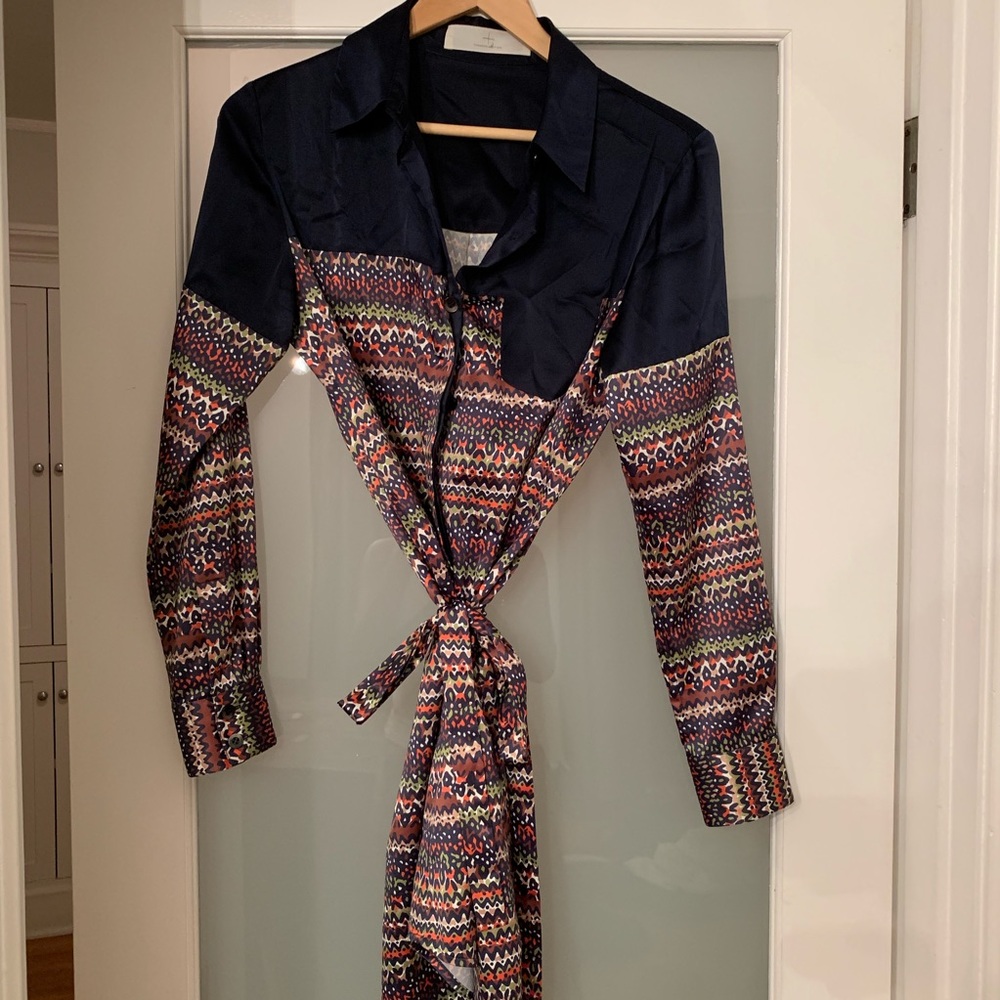 Thakoon silk tie dress